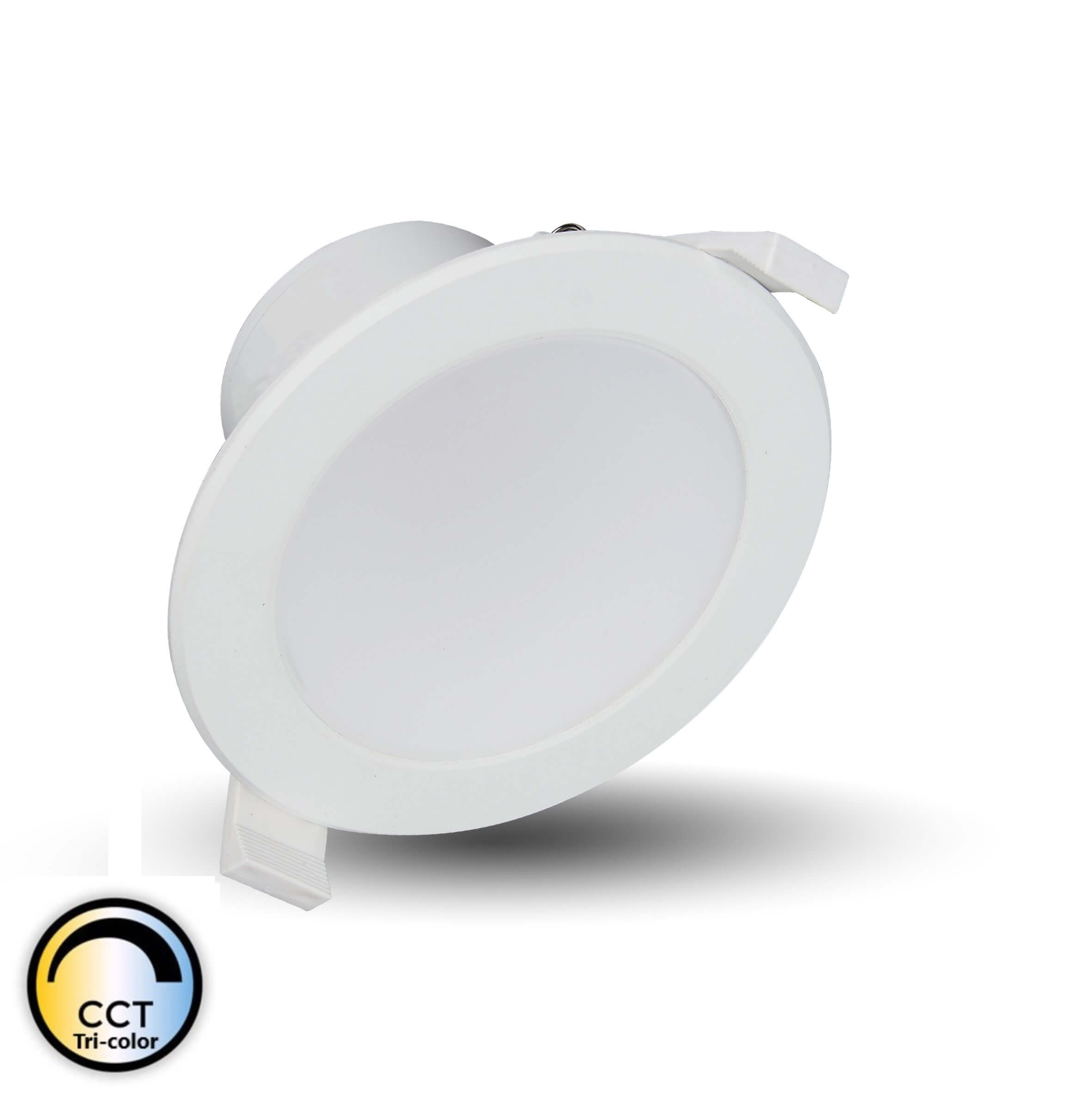 MICHIGAN II- Spot LED dimmable CCT Tricolor 9W IP44 Ø90MM