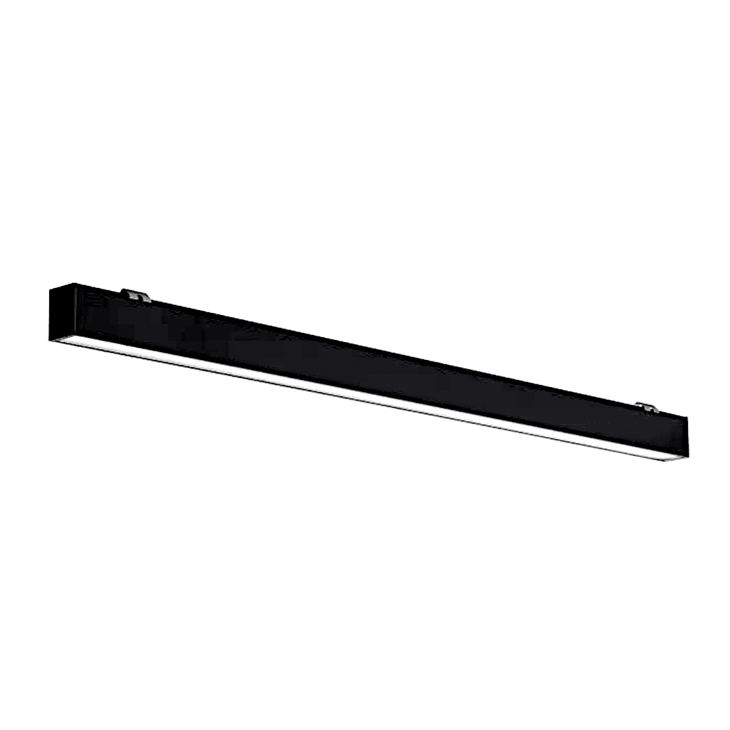 Versailles barre linéaire lumineuse LED noire 120cm